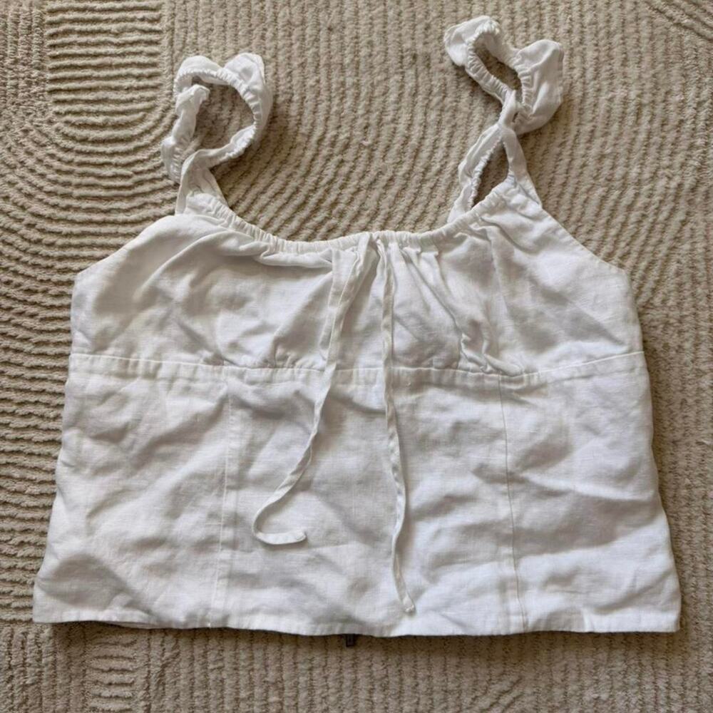 Aritzia wilfred white top